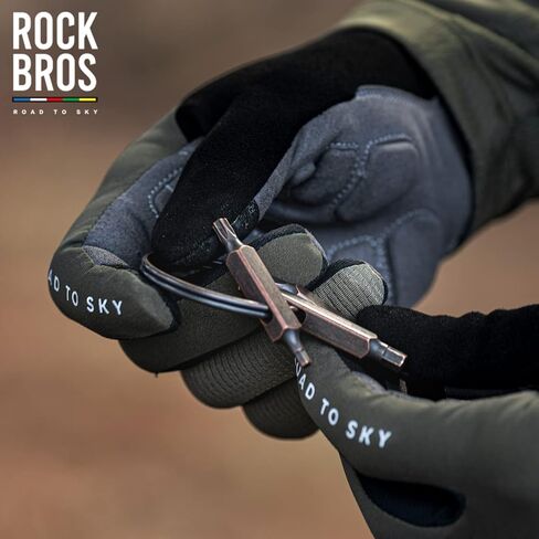 ROCKBROS Bike Multitool - Hex4/5، Hex3/T25، PH/SL مفك براغي - مجموعة أدوات الدراجة خفيفة الوزن شديدة التحمل in Kuwait