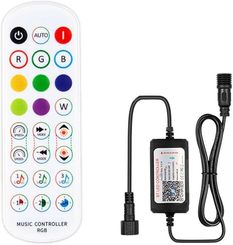 شريط إضاءة LED بحري بوحدة تحكم 12 فولت وجهاز تحكم عن بعد ومخرج واحد in Kuwait