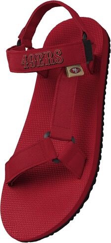 FOCO Men's NFL Team Logo Solid Strap Sandals in Saudi Arabia