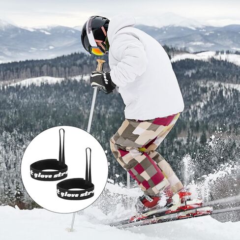 Dohia قفاز رياضي حزام أمان قابل للتعديل مرن معصم مقود قفاز حزام مريح قفازات مرنة للتزلج على الجليد والأنشطة الخارجية ST3-YDSTAQD in Kuwait