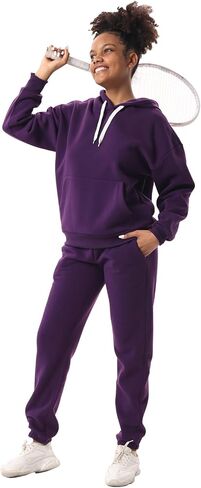 Facitisu 2 Piece Sets for Women Oversized Loungewear Womens sweat suit Hoodies and Sweatpants in Kuwait