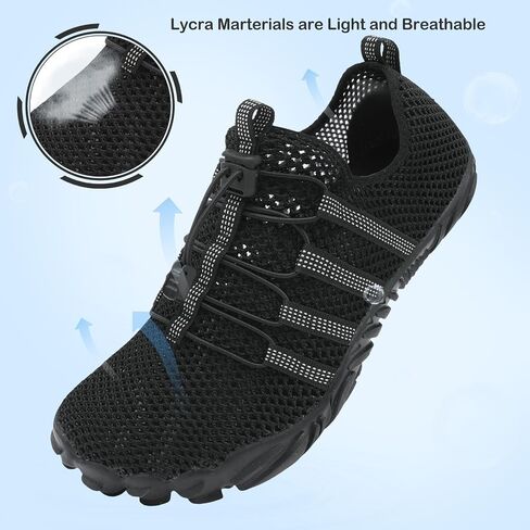 L-RUN Barefoot Water Shoes Women Mens Aqua Sock Athletic Hiking Water Sports Shoes for Swim Beach Pool Sand Diving Walking in Saudi Arabia