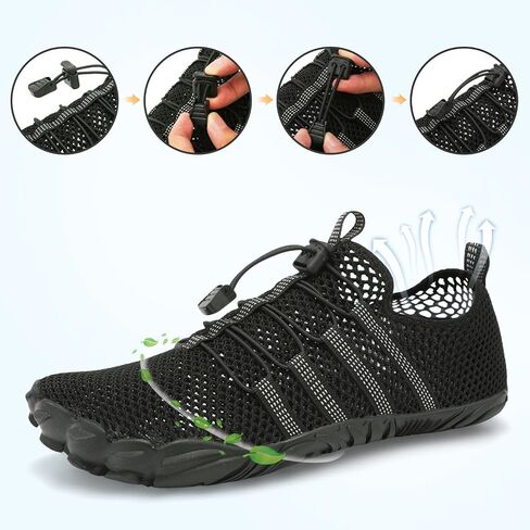 L-RUN Barefoot Water Shoes Women Mens Aqua Sock Athletic Hiking Water Sports Shoes for Swim Beach Pool Sand Diving Walking in Saudi Arabia