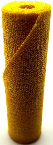 11 قطعة متوسطة (1/2x1-1/2x1/8) مجموعة لفافات خرطوشة تلميع وتلميع القماش المعالجة باللون الأصفر، مثالية لتلميع التفاصيل في المناطق التي يصعب الوصول إليها، وتتضمن مغزل ساق 1/4 بوصة in Kuwait