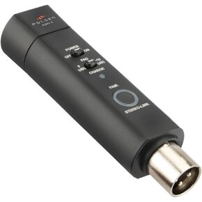 XLR Bluetooth Audio Receiver – Wireless Bluetooth 5.0 Streaming, 3-Pin XLR Output for Mixer, PA, Speaker, Switchable 10 dB Pad, Stereo Link, 10-Hour Rechargeable Battery