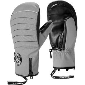 KUTOOK Windproof & Waterproof Ski Gloves Snow Mittens with Thermal 3M Thinsulate