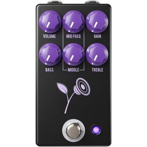 JHS Violet Distortion Pedal, Black