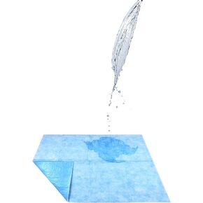 AHS Absorbent Surgical Floor Mat [40" x 28"] - Medical Floor Mat with Non-Slip Backsheet, Tacky Bottom, Heavy Absorbent Mat, Slip-Resistant | Healthcare Supplies | Case of 12