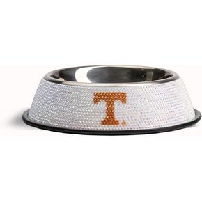 The Memory Company | Licensed NCAA Bling Team Logo Stainless Pet Bowl