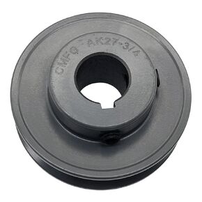 AK27-3/4 v Belt Pulley,2.7 inch OD, 3/4 Inch Bore,Cast Iron Material, AK Single Groove Motor Pulley for "4L" or "A" or "3L" Belts,AK27X3/4 Pulley