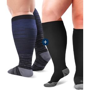 جوارب مضغوطة بمقاس كبير من Doctor's Select - حزمة
