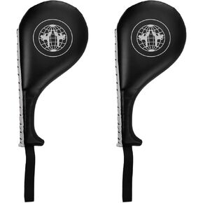 2 Pack Taekwondo Kick Pads, Double Strike Boxing Pads Striking TKD Do Karate Martial Arts Training Target Paddles, Double Kickboxing Training Equipment Sparring Gear Punching Pads for Youth Adult