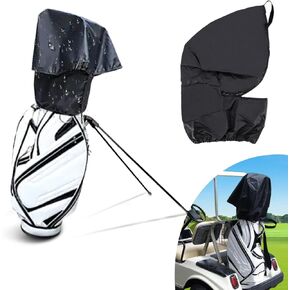 Golf Bag Rain Hood Waterproof Golf Bag Rain Cover for Golf Club Bags Fit Almost All Golfbags or Carry Cart