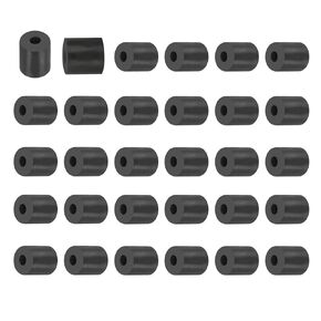 PATIKIL Multi Purpose Rubber Spacer, 30Pcs 7mm ID x 13mm OD x 6mm T Neoprene Round Anti-Vibration Isolation Pads Isolator Rubber Bushings Spacer Washer for HVAC Bolts Car Accessories