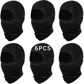 Black Ski Mask for Men Balaclava,Summer Cooling Neck Gaiter UV Protector Motorcycle Ski Scarf Unisex Outdoor mask