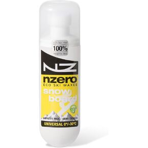 NZEROWAX Organic Liquid Snowboard Wax | Suitable for All Snow Conditions | 100% Plant Origin | Sustainable and Eco-Friendly | 100ml