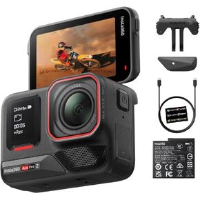 Insta360 Ace Pro 2-33ft Waterproof Action Camera 8K Large Sensor and AI Noise Reduction for Unbeatable Image Quality, 4K 120fps, 2.4" Flip Screen Helmet Sports Travel Content Creator