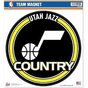 Rico Industries NBA Basketball Utah Jazz 8" Round Magnet