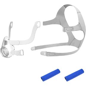 Replacement Frame Kit for Airfit F20, Include 1PCS Frame & 1PCS Headgear & 1Pair Clips & 2PCS Strap Covers(No Elbow), Great Value Supplies by Medihealer
