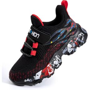 Kids Sneakers for Boys Girls Sports Tennis Breathable Walking Lightweight Running Kid Shoes