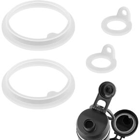 4pcs Gasket Replacement for Takeya Actives, Silicone Sealing Ring Compatible with Takeya Actives 18/24/32/40oz Water Bottle Lid Gasket Replacement for Takeya Actives