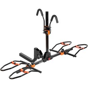 Bike Rack for car Bike Rack Hitch Bike Rack for SUV RV Trucks 2 Ebike Rack Platform Style Carrier Bicycle Car Racks 2-inch Receiver