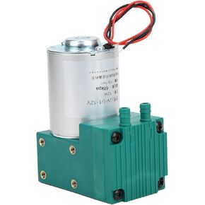Mini Vacuum Pump Large Low Noise -65-150kpa 12W 10L/min Suitable for Vacuum Adsorption Equipment and DIY Projects(DC12V)