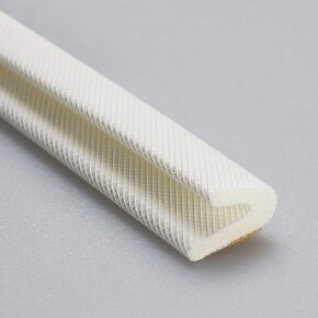 Weather Stripping for Door/Windows X 26 Feet Long, V Shape Adhesive Weather Strip Door Frame/Windows Frame Seal PU Foam Strip Weather Seal Door Insulation Anti Collision Soundproof (White)