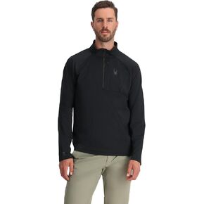 Spyder Men's Gridweb Half Zip Fleece Ski Base Layer Jacket