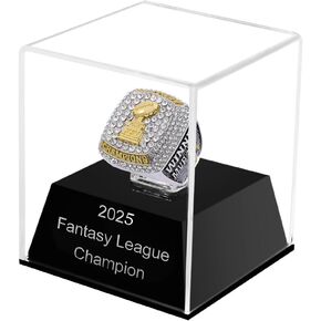 2024 Fantasy Football Championship Ring Award Prize Trophy Sports Winner FFL Champion Ring