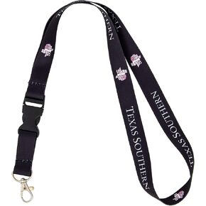 Desert Cactus Texas Southern University Lanyard TSU Tigers Car Keys ID Badge Holder Keychain Detachable Breakaway Snap Buckle (Black)