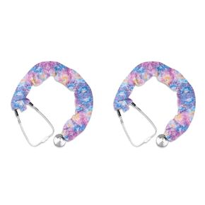Stethoscope Cover Sleeve Paw Print Stethoscope Accessories 2 Pack Stethoscope Protective Cover Stretchy Stethoscope Sleeve Slim for Women Nurse Day Gift