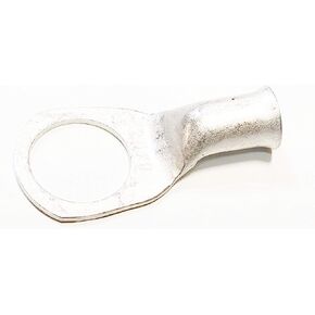 AC/DC Wire TINNED Copper Heavy Duty Lug Ring Terminals Battery, 600v, Marine, Carts, Cars, Trucks (8 awg 1/2", 1 pc)