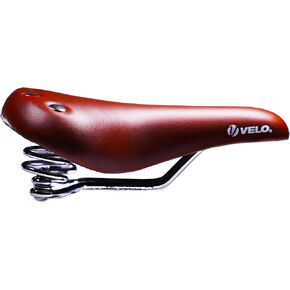 Oversized Classic Bike Saddle, Bicycle Seat, Comfort Bike Saddles, Handmade Leather with Spring, Bicycle Seats Replacement with Wide Cushion for Men Women Adult