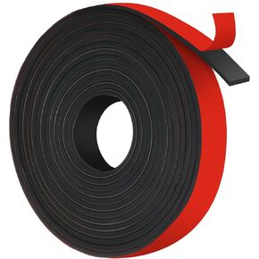 شرائح مطاطية لاصق ذاتية لاصق الأوراق المطاطية الصلبة النيوبرين مع دعم لاصق ، 1 "(W) × 15 '(L) × 1/8" لفة وشرائط سميكة لوسادة العزل ، حشيات DIY منصات الحلقات (3mmx25mmx4.5m) in Kuwait