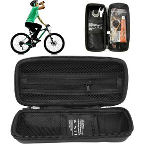Bike Tool Bag, EVA Bottle Shaped Portable Bike Cycling Repair Tool Kit Storage Holder Case Bike Tool Kit Bike Bag for All Kinds of Bicycles with Kettle Rack (Small Black)