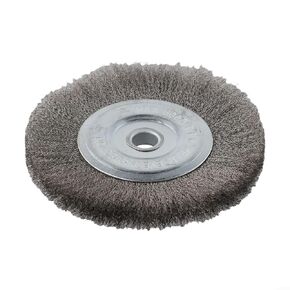 Wire Wheel Brush, 6 Inch Crimped Stainless Steel Wire Wheel 150Mm/ 6 Inch
