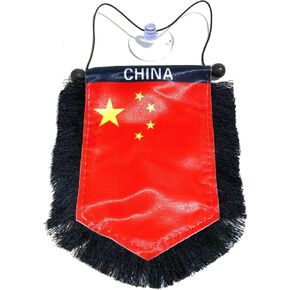 China Chinese flags for Cars accessories rearview hanging flag Homes Gifts flags Quality Made Mini Banners
