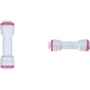 Check Valve (White) with Red Cap (Tube OD 3/8 inch, Straight Inline Check Valve)
