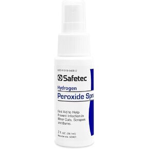 Safetec Hydrogen Peroxide Spray, 2 oz. Spray Bottle (24 Bottles/case)