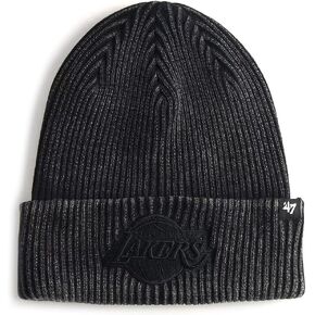 47 LA Los Angeles Lakers Northwood Knit Cuff Beanie Black