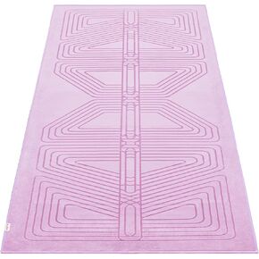 agoy Gecko Warrior - Next-Gen Microfiber Yoga Towel - Double-Sided Silicone Non-Slip Grip – Ideal for Hot Yoga - Ultra Absorbent, Easy to Wash, Travel-Friendly - 30% Recycled Material - Free Wet Bag