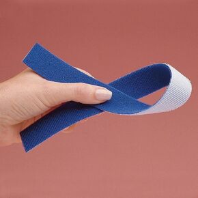 Rolyan Loop Self-Adhesive, Black, 1"X10YD Roll, Non-Padded Loop, Splinting Hook and Loop Fastener, Latex-Free