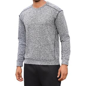 Men’s Crewneck Active Sweatshirt Top Athletic Workout Pullover Shirts