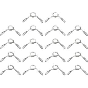 uxcell Fuel Line Hose Clips, 30Pcs 11mm ID 12.3mm Max. ID 304 Stainless Steel Water Pipe Air Tubing Spring Hose Clamps for Motorcycle Scooter ATV, Silver