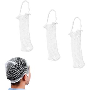 3 Pack Head Elastic Dressing Retainer Medical Mesh Cover Cap Protector Keeper for Bandage Gauze Emergency First Aid