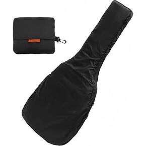 Electric Guitar Bag Rain Cover - Waterproof Protection with Lightweight and Foldable Design, Black