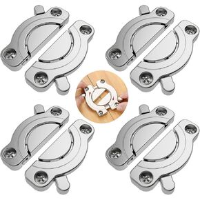 Zinc Alloy Table Buckle Connectors, Table Board Connector Hardware Accessories Heavy Duty Zinc Alloy，2pcs/4pcs/6pcs/8pcs (4, Metallic Color)