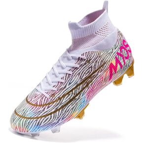 Men's Soccer Cleats Women Soccer Shoes Football Shoes Youth Athletic Training Sneakers for Kid Outdoor