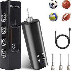 Electric Ball Pump, Smart Air Pump Portable Fast Ball Inflation - 4 Preset Modes, Great for Exercise Ball - Rugby, Basketball Pump, Volleyball Inflator, Football Accessories